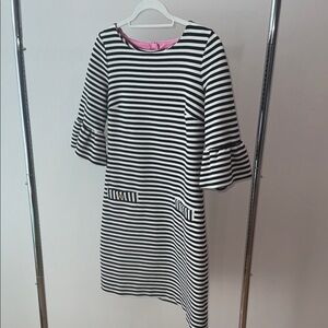 Lilly Pulitzer Black and White Striped Dress